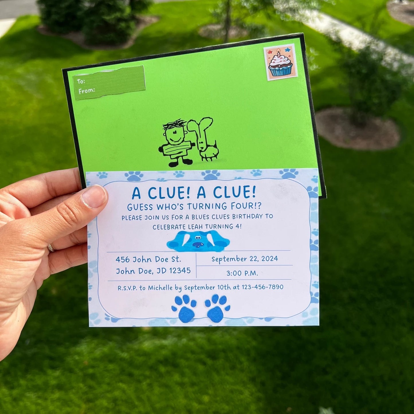 Blues Clues Birthday Invitation