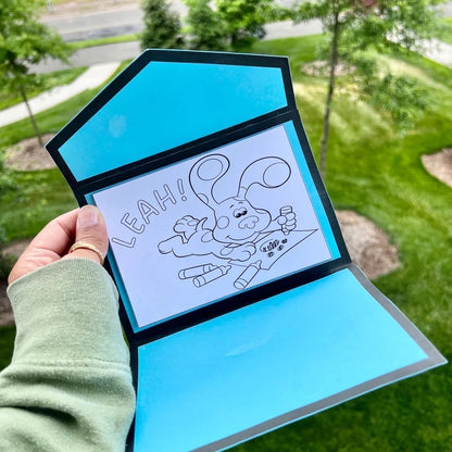 Clues Steve Mail Time Envelope with Coloring Book