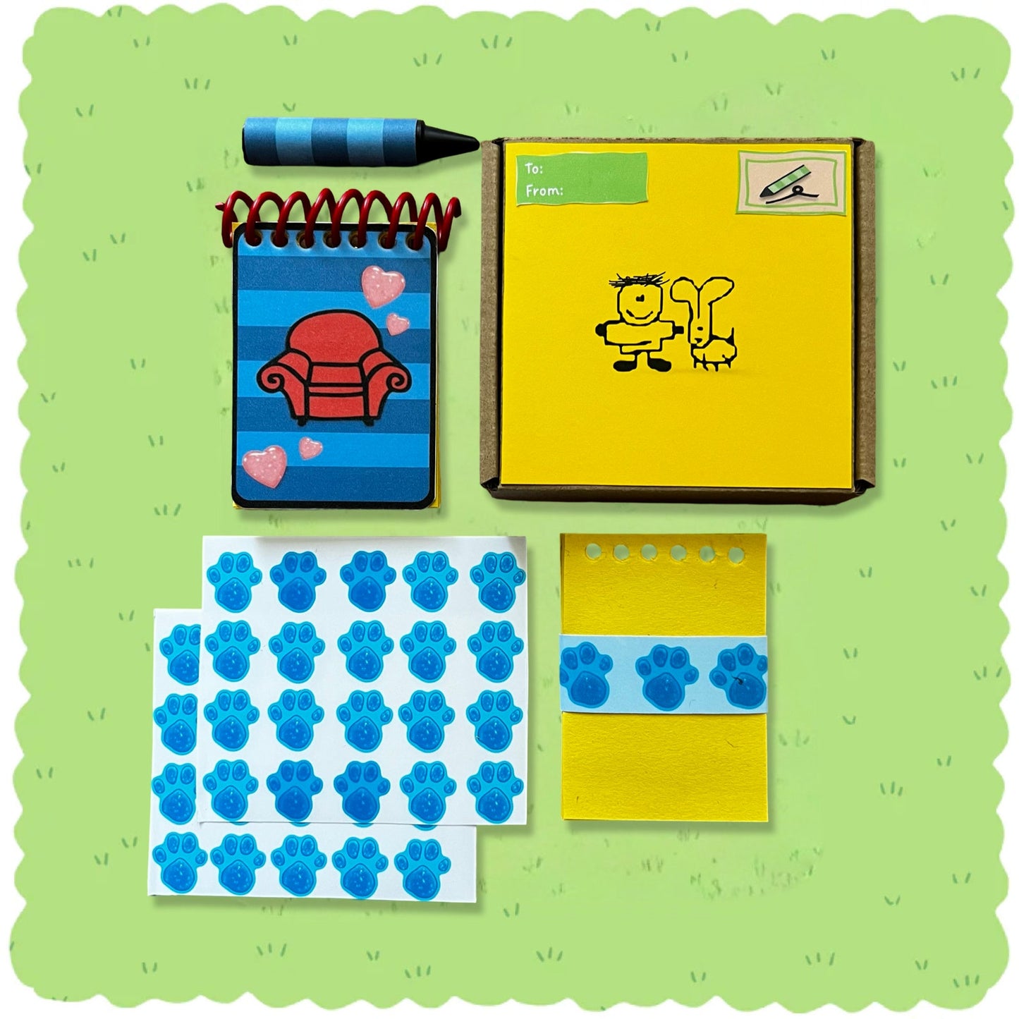 Blues Clues Handy Dandy Inspired Josh Love Day Notebook