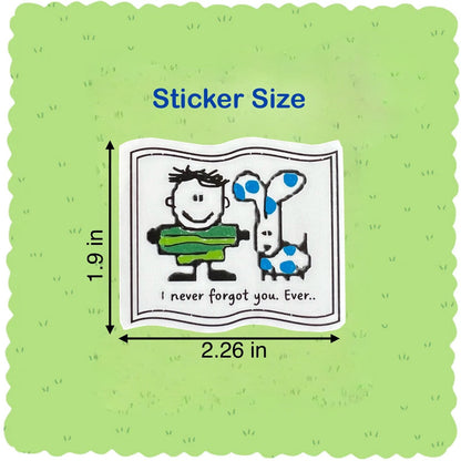 Clues Steve Sticker with Blues Letter Mail Envelope - Never Forgot Blue