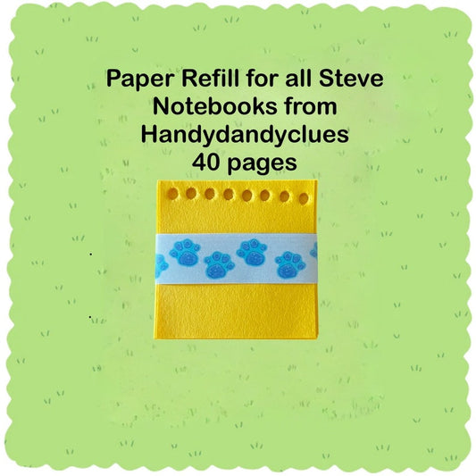 Steve Handy Dandy Notebook Pages Refill 40 pages